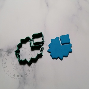 Díszes szett 2. (2 részes) süthető gyurma kiszúrók - polymerclay, kiszúró, kellék - otthon & életmód - konyhafelszerelés, tálalás - sütés, főzés - sütikiszúró - Meska.hu