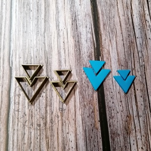 Háromszög nyíl szett süthető gyurma kiszúrók - polymerclay, kiszúró, kellék - otthon & életmód - konyhafelszerelés, tálalás - sütés, főzés - sütikiszúró - Meska.hu