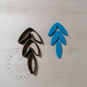 3 részes fülbevaló szett alakú süthető gyurma kiszúrók (3db) - polymerclay, kiszúró, kellék - otthon & életmód - konyhafelszerelés, tálalás - sütés, főzés - sütikiszúró - Meska.hu