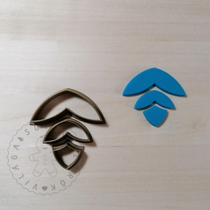 3 részes fülbevaló szett 02 alakú süthető gyurma kiszúrók (3db) - polymerclay, kiszúró, kellék - otthon & életmód - konyhafelszerelés, tálalás - sütés, főzés - sütikiszúró - Meska.hu