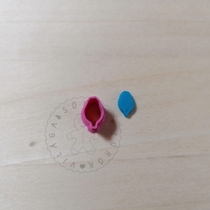 Mini virágszirom alakú süthető gyurma kiszúrók (3db) - polymerclay, kiszúró, kellék, Otthon & Életmód, Konyhafelszerelés, tálalás, Sütikiszúró, Sütés, főzés, Mindenmás, Ékszerkészítés, MESKA