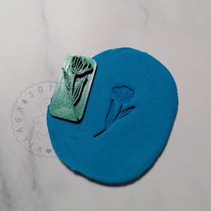 Virág 03 süthető gyurma PECSÉT - polymerclay, kiszúró, pecsét, kellék - Meska.hu