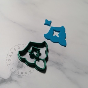 Marokkói csepp fánk 03 süthető gyurma kiszúró - polymerclay, kiszúró, kellék - otthon & életmód - konyhafelszerelés, tálalás - sütés, főzés - sütikiszúró - Meska.hu