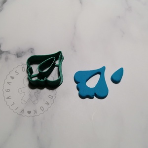Marokkói csepp fánk 04 süthető gyurma kiszúró - polymerclay, kiszúró, kellék - otthon & életmód - konyhafelszerelés, tálalás - sütés, főzés - sütikiszúró - Meska.hu