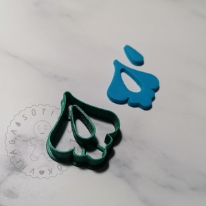Marokkói csepp fánk 04 süthető gyurma kiszúró - polymerclay, kiszúró, kellék - otthon & életmód - konyhafelszerelés, tálalás - sütés, főzés - sütikiszúró - Meska.hu
