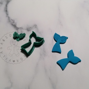 Sellő farok süthető gyurma kiszúró - polymerclay, kiszúró, kellék, Otthon & Életmód, Konyhafelszerelés, tálalás, Sütikiszúró, Sütés, főzés, Mindenmás, Ékszerkészítés, MESKA