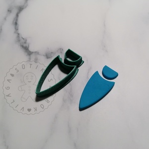 Nyílhegy félkörrel süthető gyurma kiszúrók - polymerclay, kiszúró, kellék - otthon & életmód - konyhafelszerelés, tálalás - sütés, főzés - sütikiszúró - Meska.hu