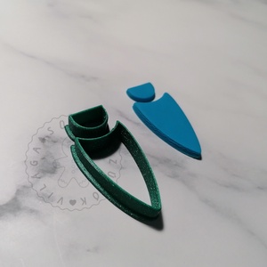 Nyílhegy félkörrel süthető gyurma kiszúrók - polymerclay, kiszúró, kellék - otthon & életmód - konyhafelszerelés, tálalás - sütés, főzés - sütikiszúró - Meska.hu