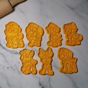 Mancs Őrjárat kutyusok - süteménykiszúró forma, sütipecsét. Sütikiszúró. Linzer, mézeskalács, keksz kiszúró, Otthon & Életmód, Konyhafelszerelés, tálalás, Sütikiszúró, Sütés, főzés, Mindenmás, Mézeskalácssütés, MESKA