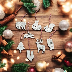 Állatos karácsonyfa díszek, Karácsony, Karácsonyi lakásdekoráció, Karácsonyfadíszek, Mindenmás, MESKA