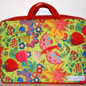 Kovigeri rendelése: Zöld madaras laptop táska -  - Meska.hu
