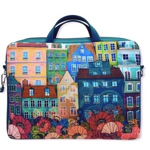 Házikós laptoptáska   - Meska.hu