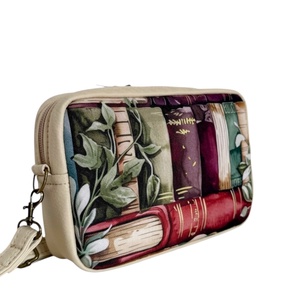 Drapp könyves crossbody táska, Táska & Tok, Kézitáska & válltáska, Válltáska, , MESKA