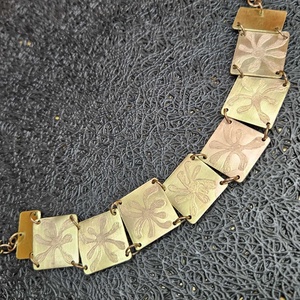 Boho karkötő - paca - ékszer - karkötő - lánc karkötő - Meska.hu