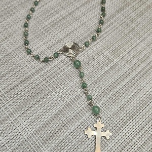 Rózsafüzér - aventurin - Meska.hu