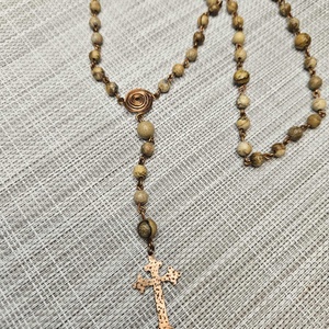 Rózsafüzér - tájképjáspis - Meska.hu