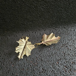 Juharlevél fülbevaló, Ékszer, Fülbevaló, Lógó fülbevaló, Ékszerkészítés, Ötvös, MESKA