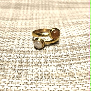 Napkő-holdkő gyűrű, Ékszer, Gyűrű, Többköves gyűrű, Ötvös, Ékszerkészítés, MESKA