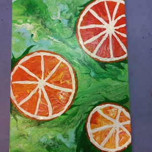 Citrusok 1, Művészet, Festmény, Akril, Festészet, MESKA