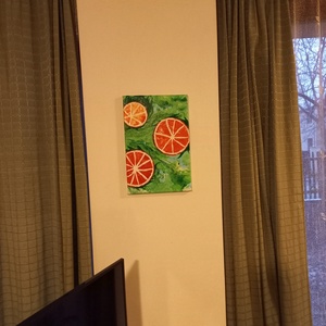 Citrusok 1 - művészet - festmény - akril - Meska.hu