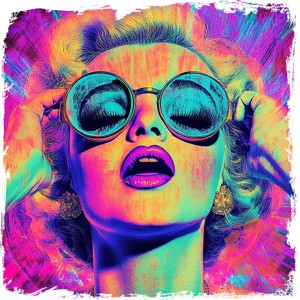 Pop art Marilyn Monroe v6 - ruha & divat - női ruha - póló, felső - Meska.hu