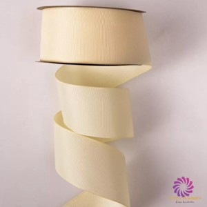 Ripsz szalag 38mmx20m - krém, Kellékek & szerszámok, Rövidáru, Textilszalag, Szalag, pánt, , MESKA