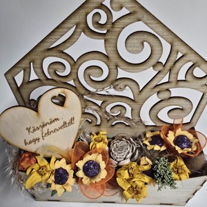 Szülőköszöntő napraforgó boríték, Esküvő, Emlék & Ajándék, Szülőköszöntő ajándék, , MESKA