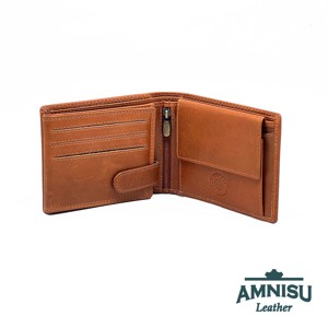 Barna Zeldás férfi bőr pénztárca OPR1021-zel - táska & tok - pénztárca & más tok - pénztárca - férfi pénztárca - Meska.hu