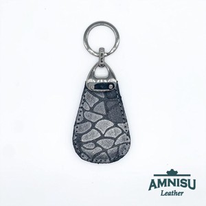 Szürke mintás csepp alakú swarovski köves kulcstartó H8010 - táska & tok - kulcstartó & táskadísz - kulcstartó - Meska.hu