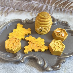 Mézes csomag nagy kaptárral, Kellékek & szerszámok, Díszíthető tárgyak, Kerámia, Gipszöntés, Festett tárgyak, MESKA