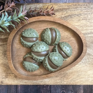 Gesztenye burokban, Kellékek & szerszámok, Díszíthető tárgyak, Kerámia, Gipszöntés, Festett tárgyak, MESKA