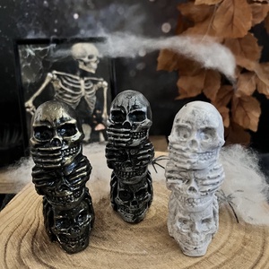 Nem lát, nem hall, nem beszél koponyák - kellékek & szerszámok - díszíthető tárgyak - kerámia - Meska.hu Nem lát, nem hall, nem beszél koponyák - kellékek & szerszámok - díszíthető tárgyak - kerámia - Meska.hu