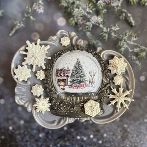 Hógömb és hópelyhek, Kellékek & szerszámok, Díszíthető tárgyak, Kerámia, Gipszöntés, Festett tárgyak, MESKA