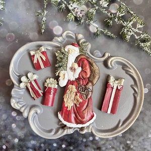 Télapó - piros, Kellékek & szerszámok, Díszíthető tárgyak, Kerámia, Gipszöntés, Festett tárgyak, MESKA