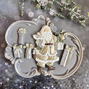 Télapó - arany - kellékek & szerszámok - díszíthető tárgyak - kerámia - Meska.hu