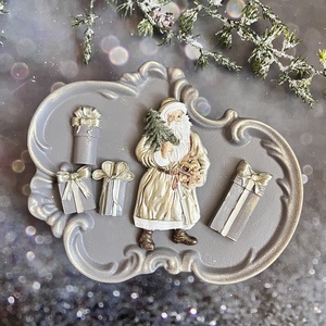 Télapó - arany - kellékek & szerszámok - díszíthető tárgyak - kerámia - Meska.hu