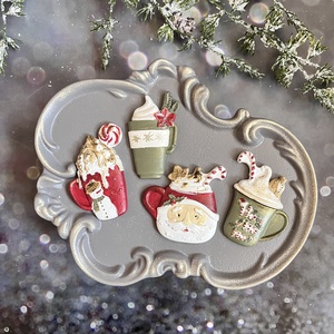 Karácsonyi forró italok, Kellékek & szerszámok, Díszíthető tárgyak, Kerámia, Gipszöntés, Festett tárgyak, MESKA