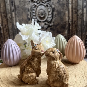 Szerelmes nyuszipár - Meska.hu