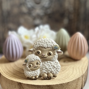 Barimama és kicsinye - kellékek & szerszámok - díszíthető tárgyak - kerámia - Meska.hu