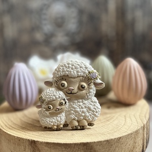 Barimama és kicsinye, Kellékek & szerszámok, Díszíthető tárgyak, Kerámia, Gipszöntés, Festett tárgyak, MESKA