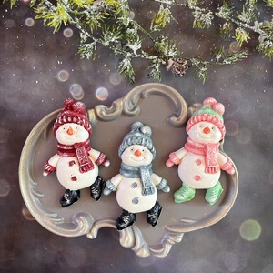 Korizó hóember - kellékek & szerszámok - díszíthető tárgyak - kerámia - Meska.hu