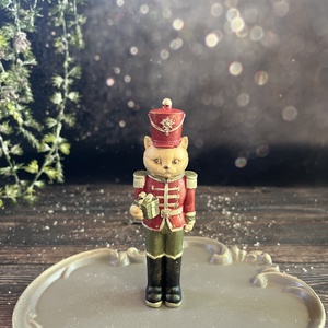 Katona maci-cica-szarvas - kellékek & szerszámok - díszíthető tárgyak - kerámia - Meska.hu