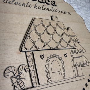 Adventi kalendárium - Névreszóló - karácsony - adventi díszek - adventi naptár - Meska.hu