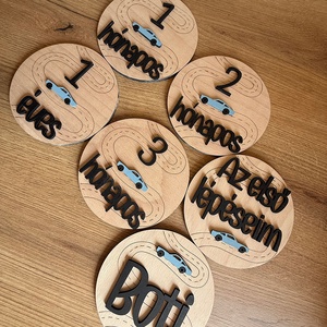 Baba mérföldkő - autós - otthon & életmód - babaszoba, gyerekszoba - babaszoba kép - Meska.hu