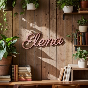 Egyedi neves felirat, Otthon & Életmód, Dekoráció, Fali és függő dekoráció, Felirat, Famegmunkálás, MESKA