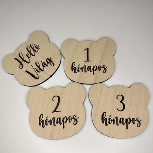 Baba mérföldkő - macis - Meska.hu