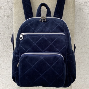 Mélykék, puha hátitáska - táska & tok - hátizsák - hátizsák - Meska.hu