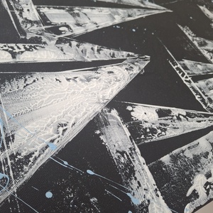 Vitorlák az éjszakában - művészet - festmény - akril - Meska.hu