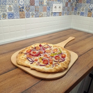 Pizza lapát, pizza alátét, sütőlapát, kemence lapát bükkfából vagy cseresznyefából - Meska.hu