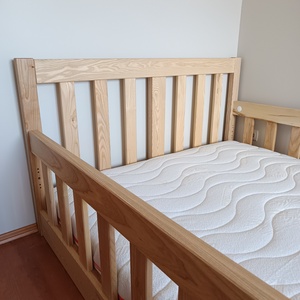 Montessori padlóágy francia ággyá alakítható kivitelben 140x200 - otthon & életmód - bútor - ágy - gyerekágy - Meska.hu